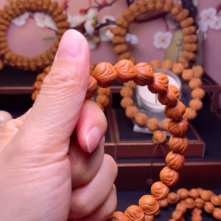 桃核手串龙纹桃核8