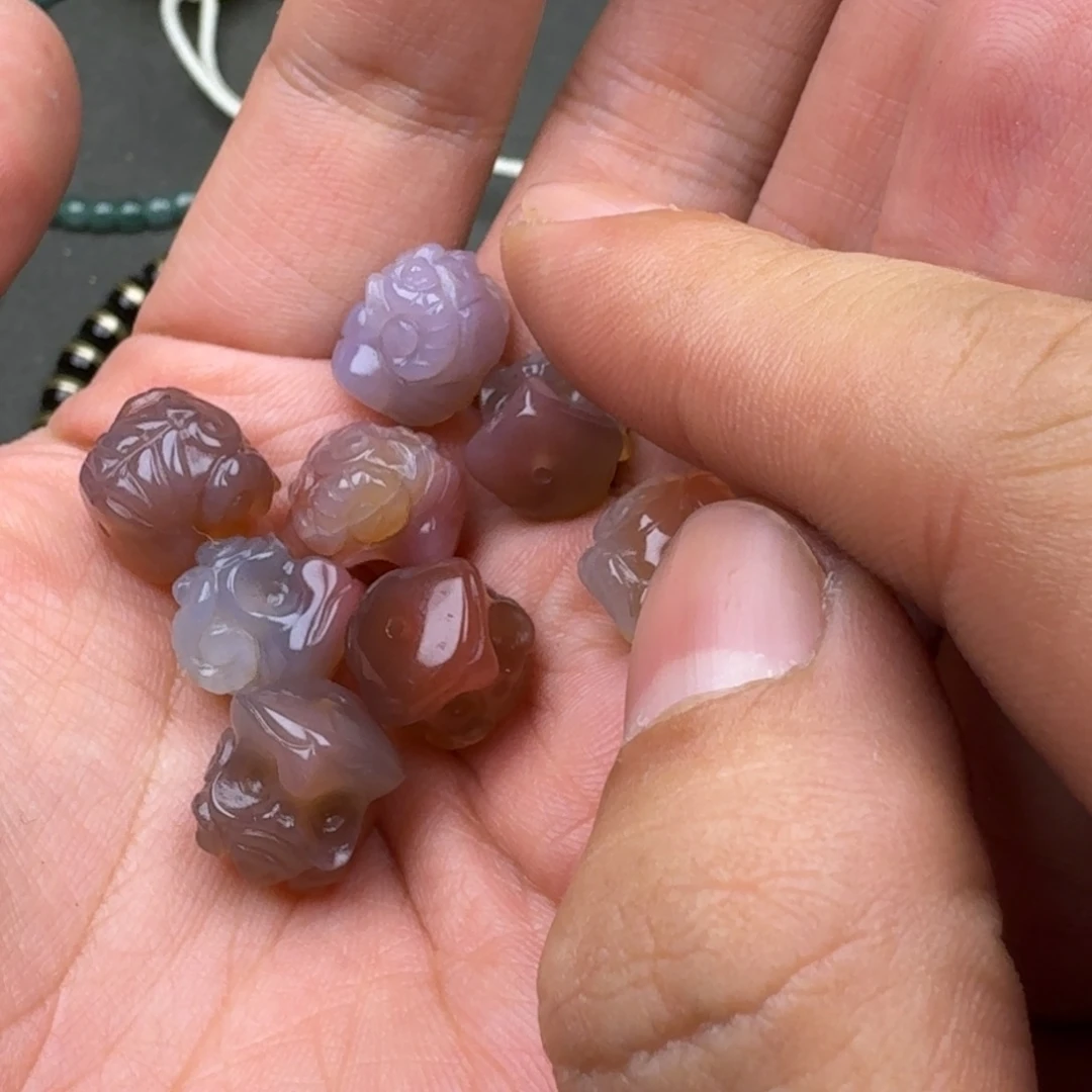 合金笔搁玛瑙/玉髓粉糯大鹏一个随机发