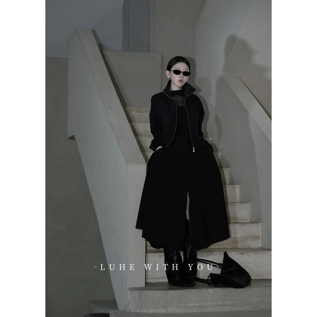 LUHE【西雅图】hehe私服~宽松休闲外套+100棉牛仔裤