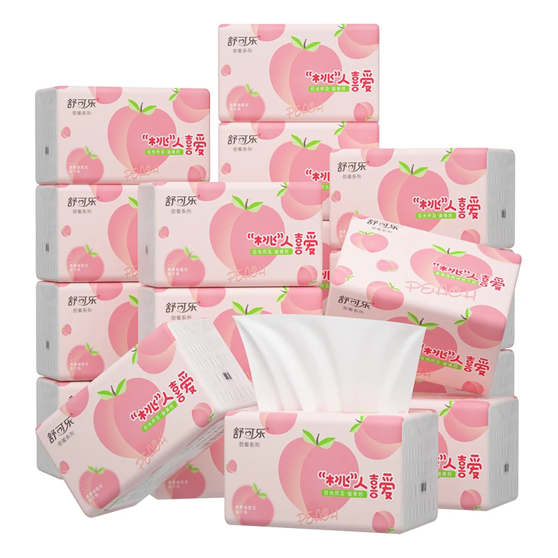 【七夕浮力】纸巾抽纸家用批发餐巾纸擦手纸卫生纸抽原木浆4981