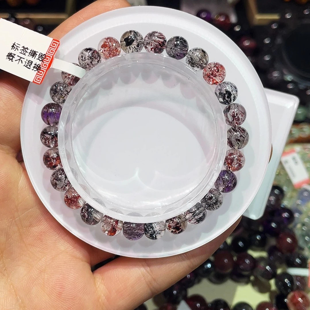 水晶手链未镶嵌彩毒液7.1