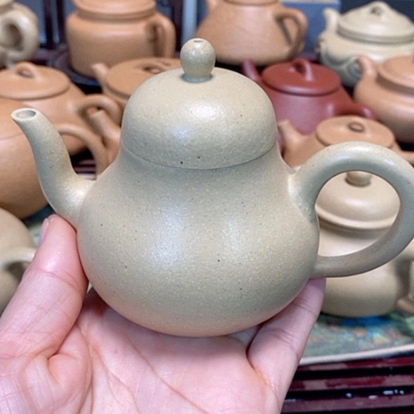 【闪购商品】紫砂茶壶本山绿泥半手工清仓