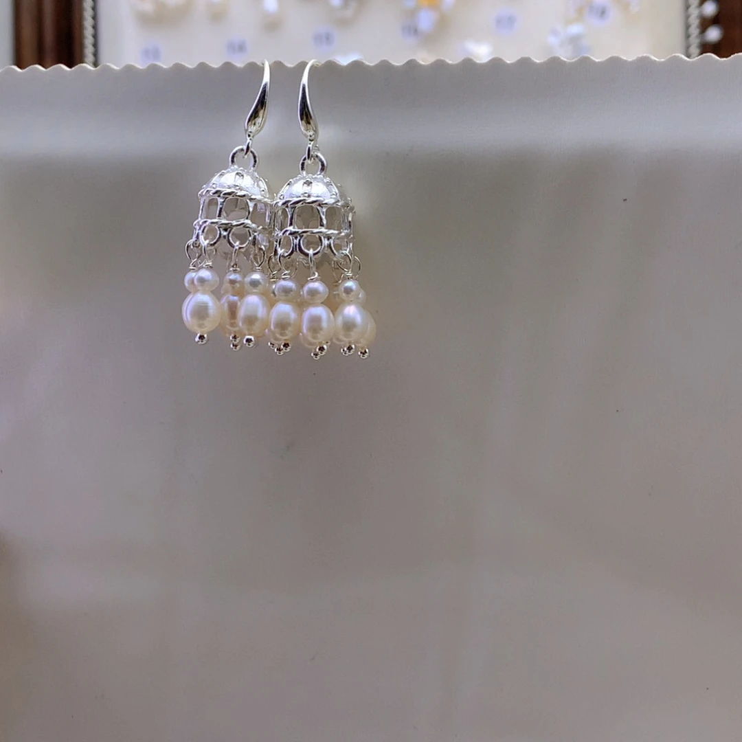 未镶嵌耳饰淡水珍珠