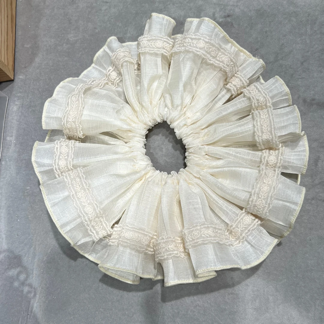 气质高雅时尚泡芙系列裙摆发圈