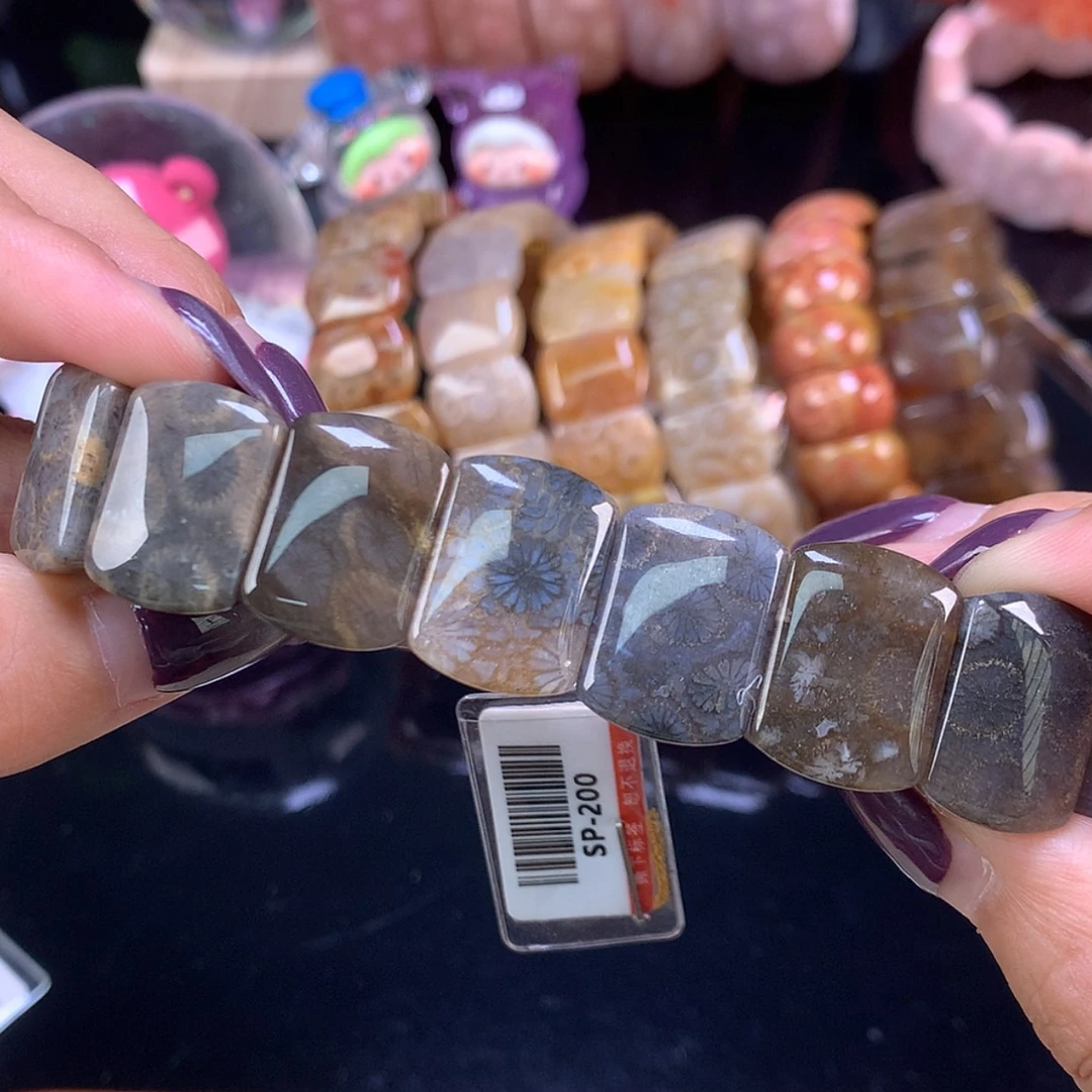 【闪购商品】颈饰未镶嵌硅化珊瑚（珊瑚玉）福利手牌超漏（26号）