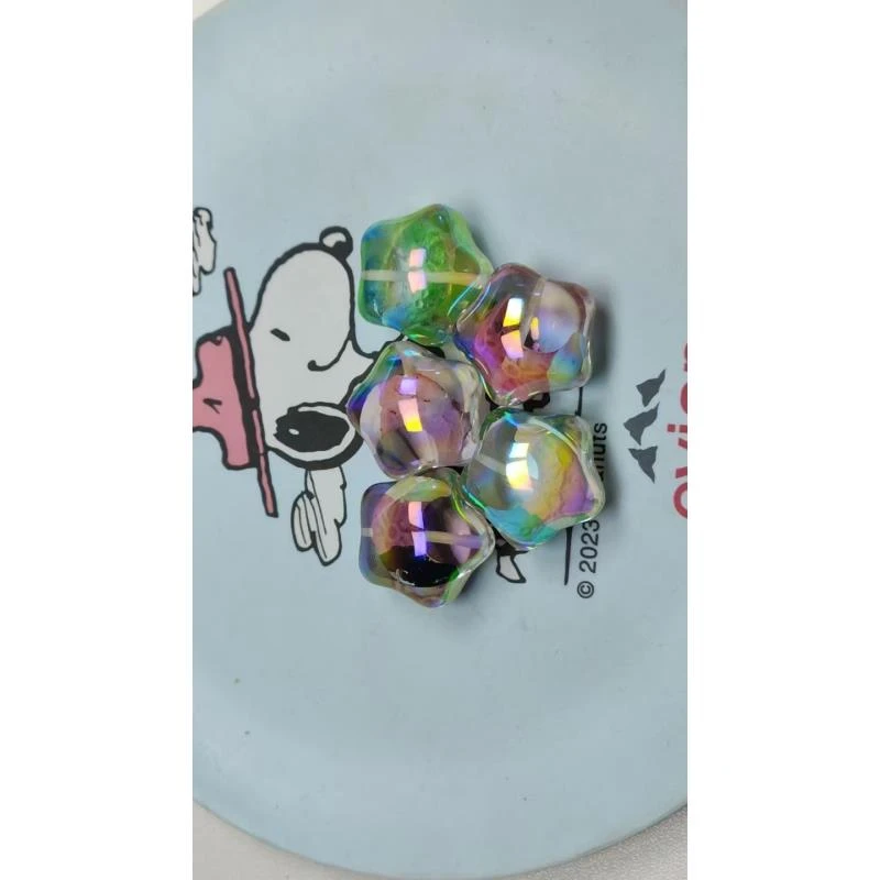 【海蒂】簪星曳月五角星手工DIY配件