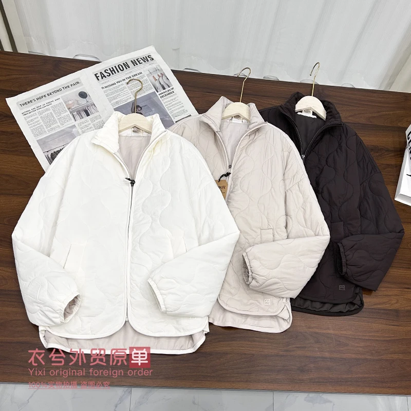 (衣兮葫芦绗缝薄棉服外套)00939秋冬时尚百搭轻薄立领短外套W