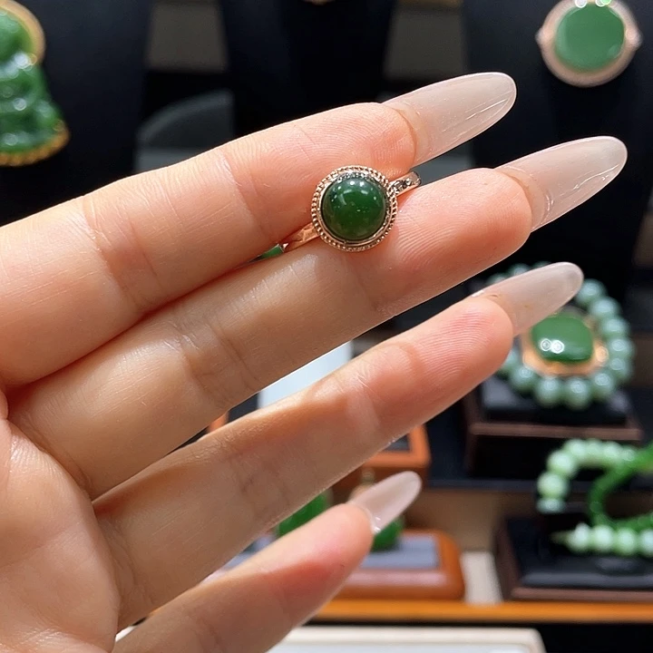 和田玉（糖玉）未镶嵌戒指