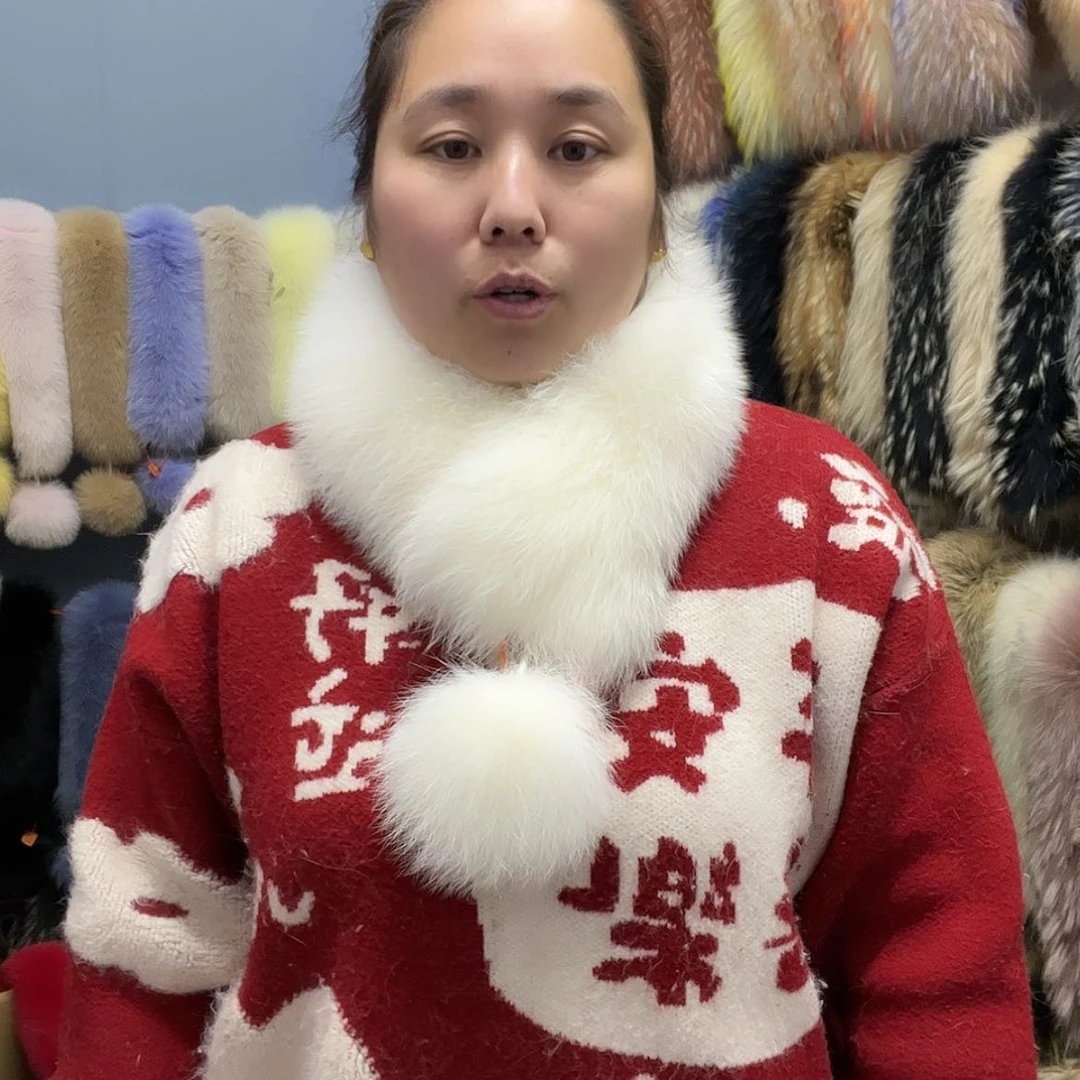 【闪购商品】狐狸毛带子款