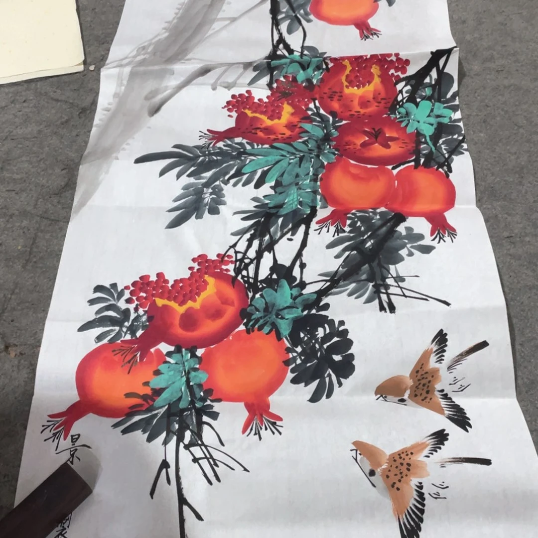 国画国画作品画心一张