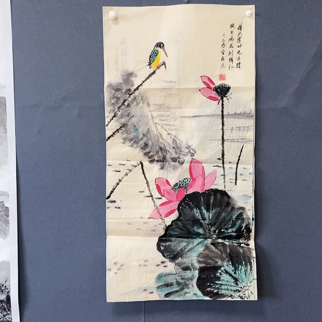 国画李云柱手绘作品是50.100