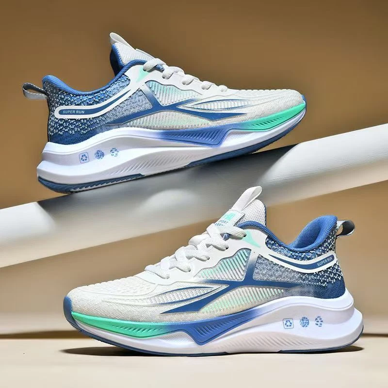 春秋季跑步男款超轻学生男鞋软底新款防滑运动鞋竞速轻便跑鞋透气