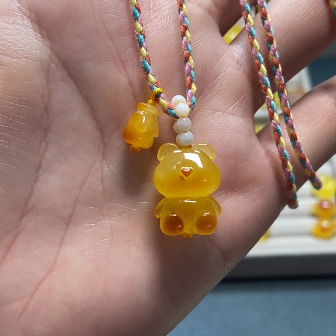 裸石琥珀未镶嵌天然琥珀蜜蜡吊坠