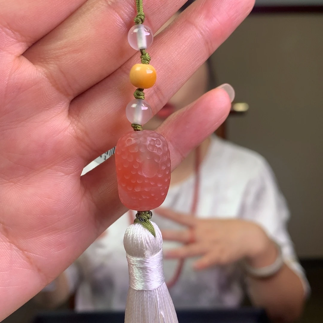 南红玛瑙未镶嵌南红玛瑙车挂