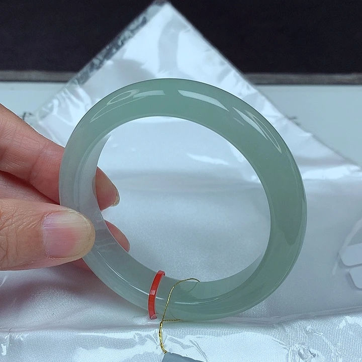 翡翠未镶嵌手镯54圈4941