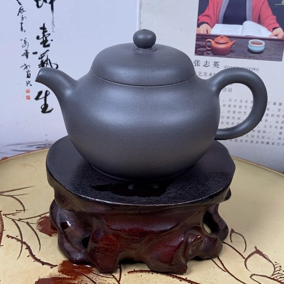 紫砂茶壶赢*全手180 容量宜兴紫砂壶