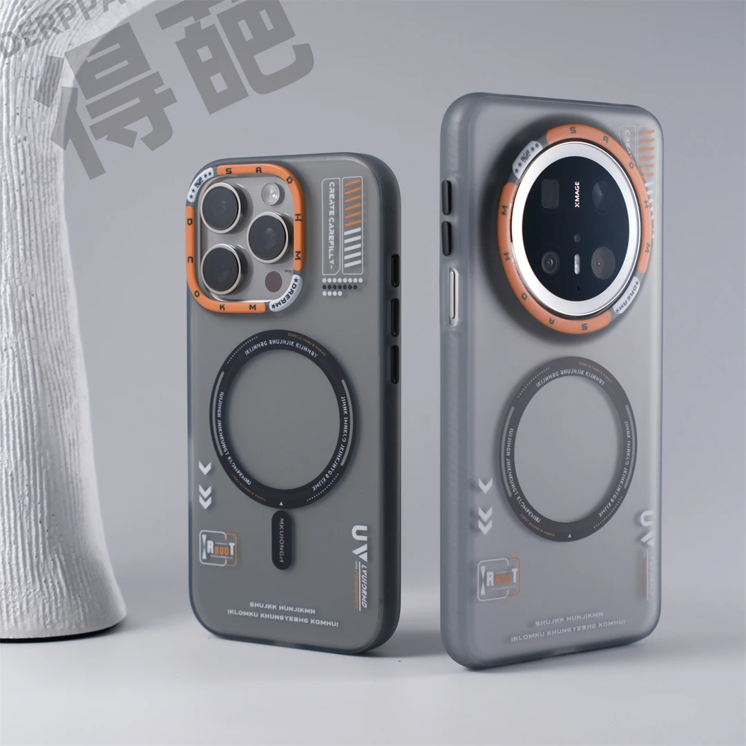 得葩潮酷半透华为mate70磁吸手机壳huawei软胶边框防摔mate60苹果