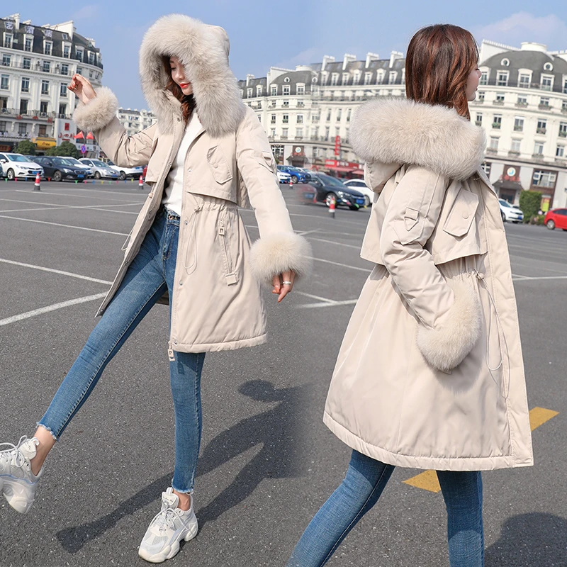 2020冬季新品 时尚 潮流 百搭 休闲 中长款  棉衣/棉