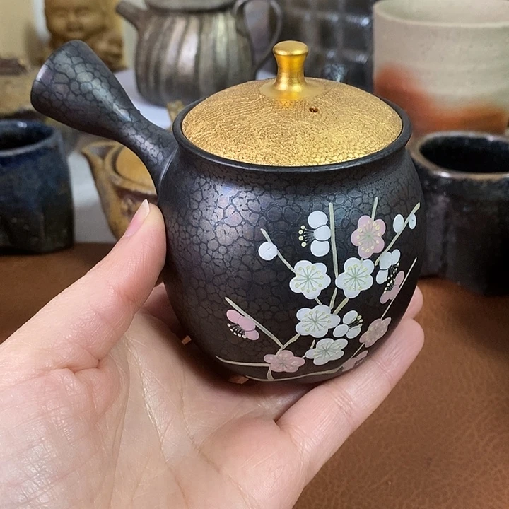 金顶金盖侧把壶200毫升福利价