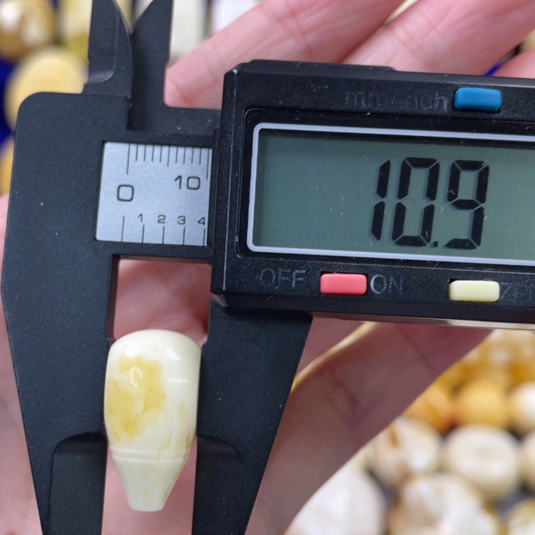 裸石蜜蜡未镶嵌琥珀蜜蜡三通配饰