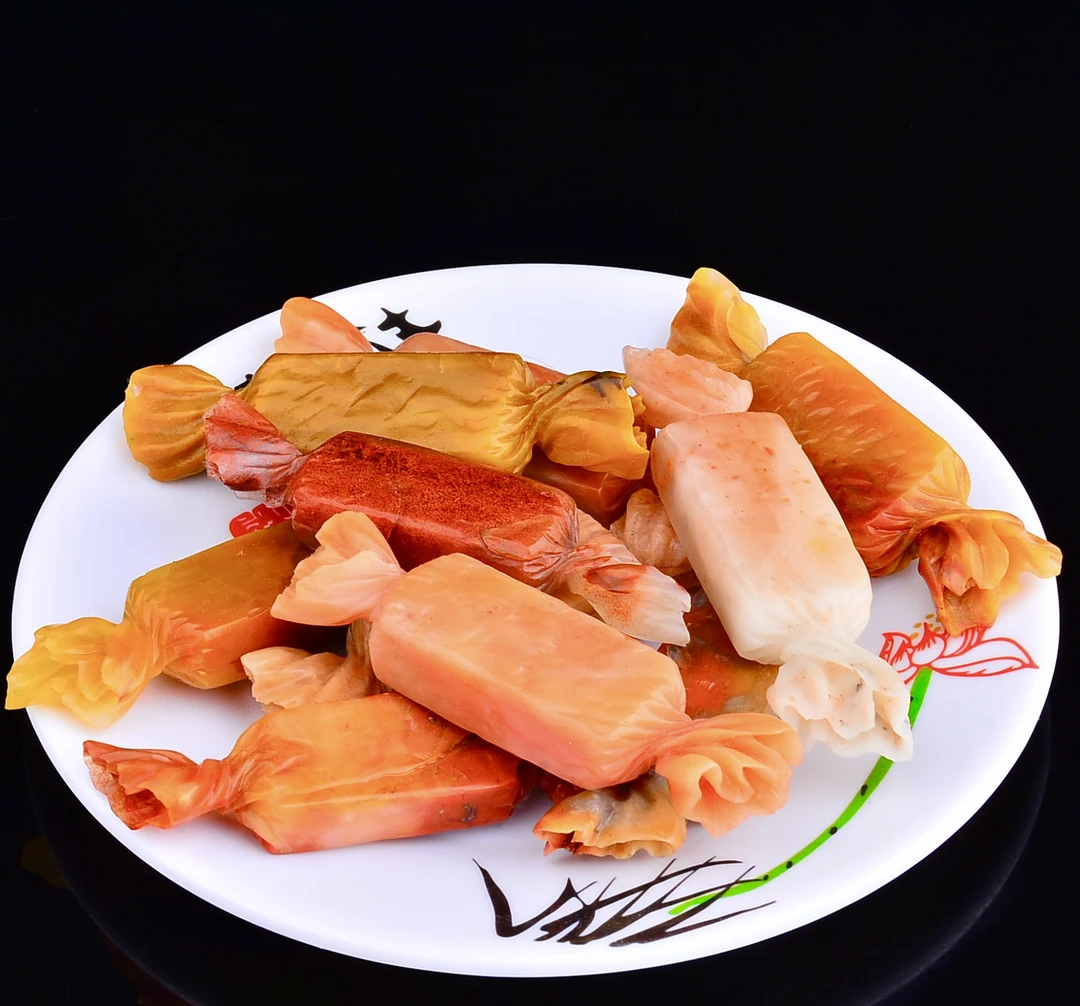 寿山石手工雕刻的摆件