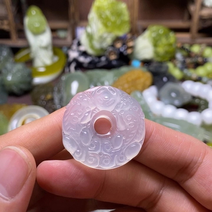 岫玉未镶嵌岫玉颈饰
