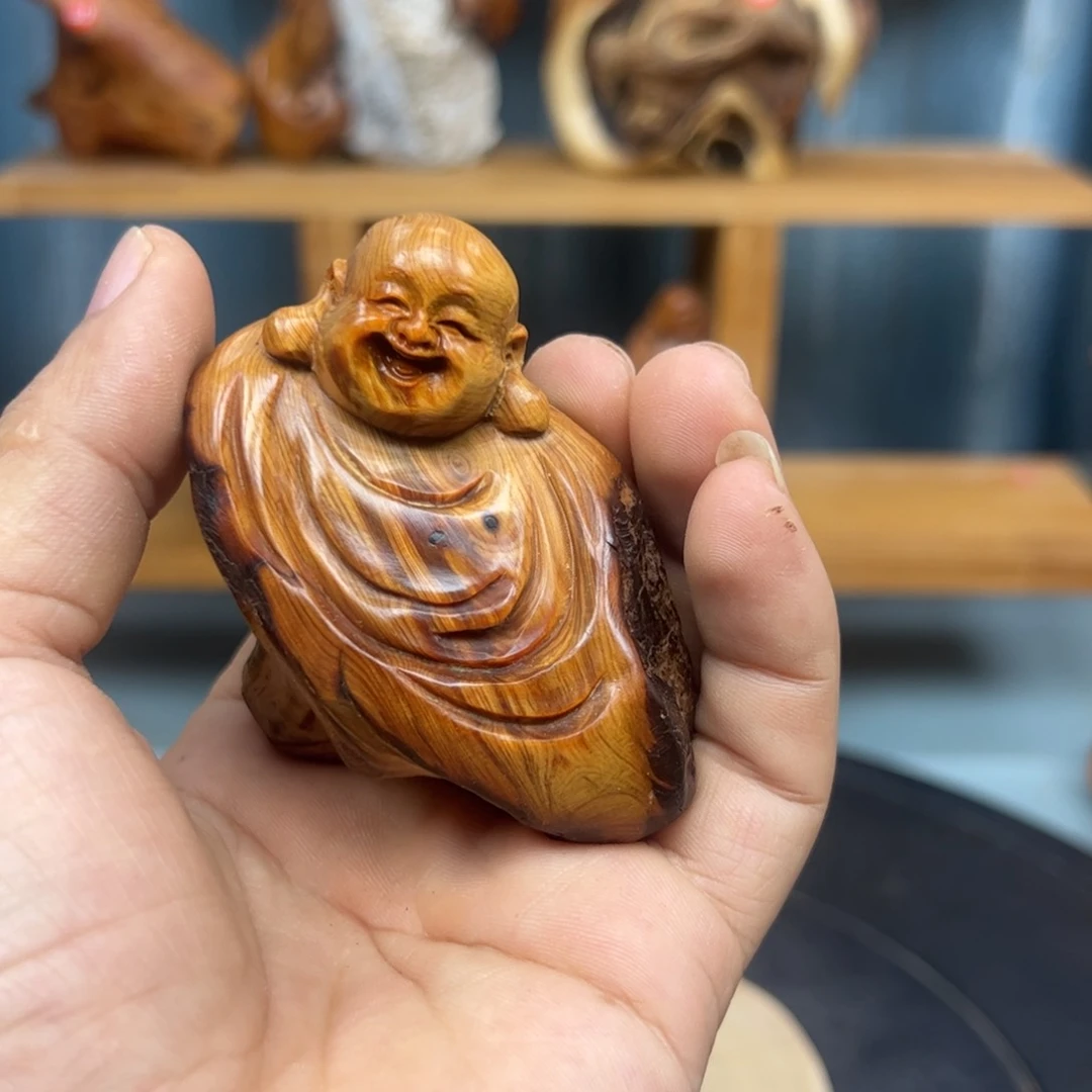 木好**妥崖柏木摆件手把件