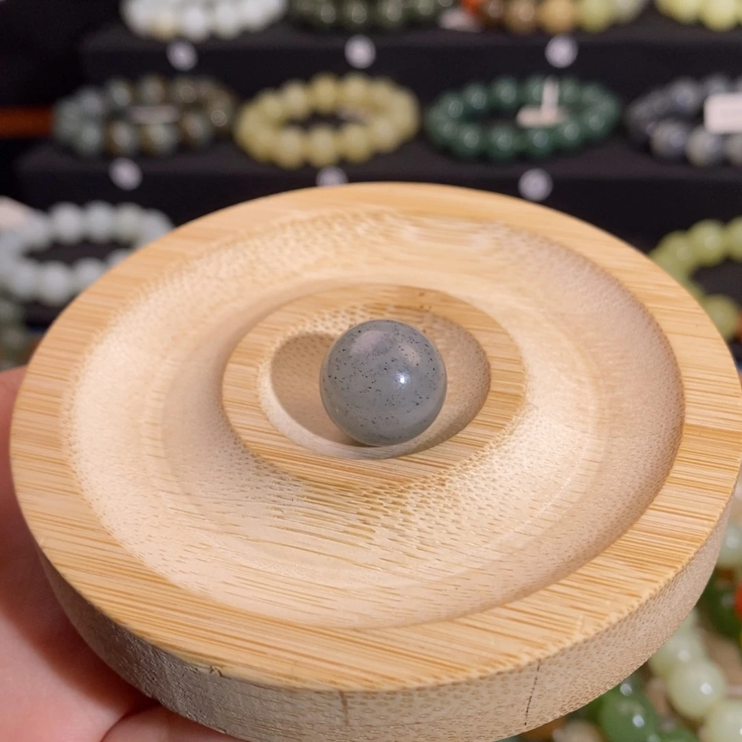 和田玉单珠未镶嵌W 16