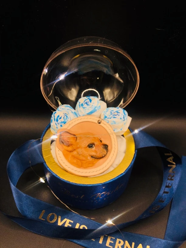 宠物头像皮雕简易升级版定金