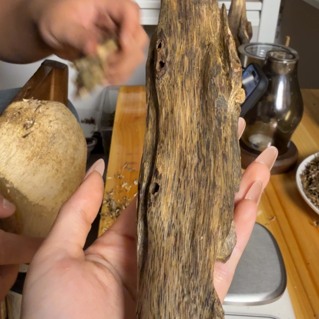 沉香白奇虫漏香62克