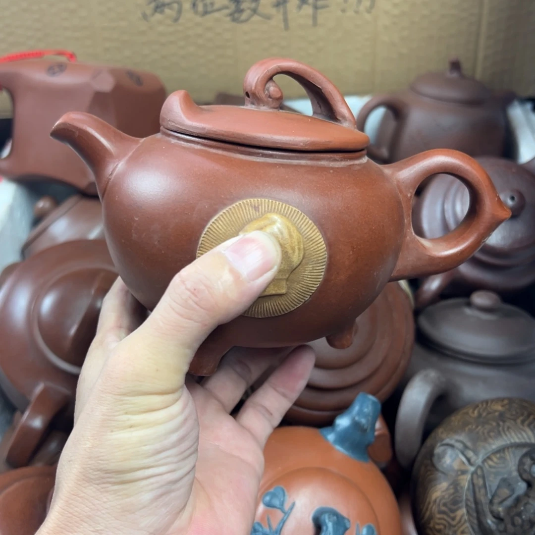 紫砂茶壶宜兴原矿紫砂壶500毫升容量