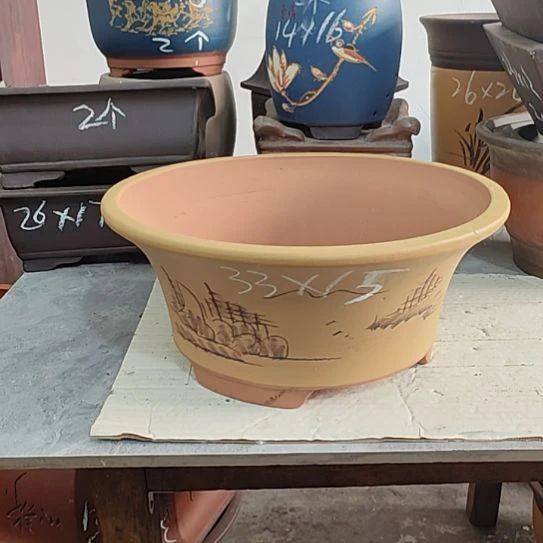 宜兴紫砂花盆清仓处理