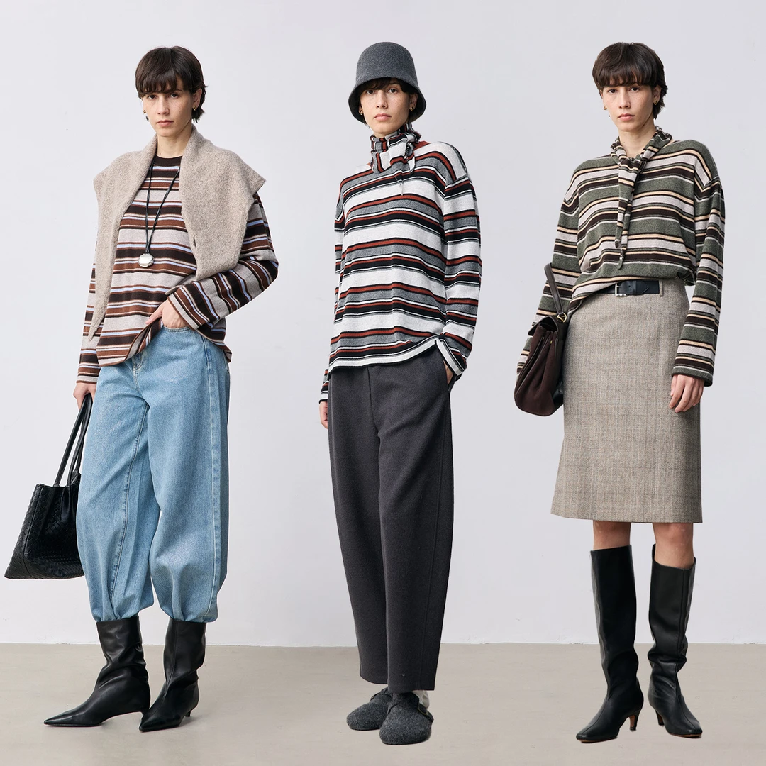 MARIUS | “德芙条”宽松条纹针织套衫