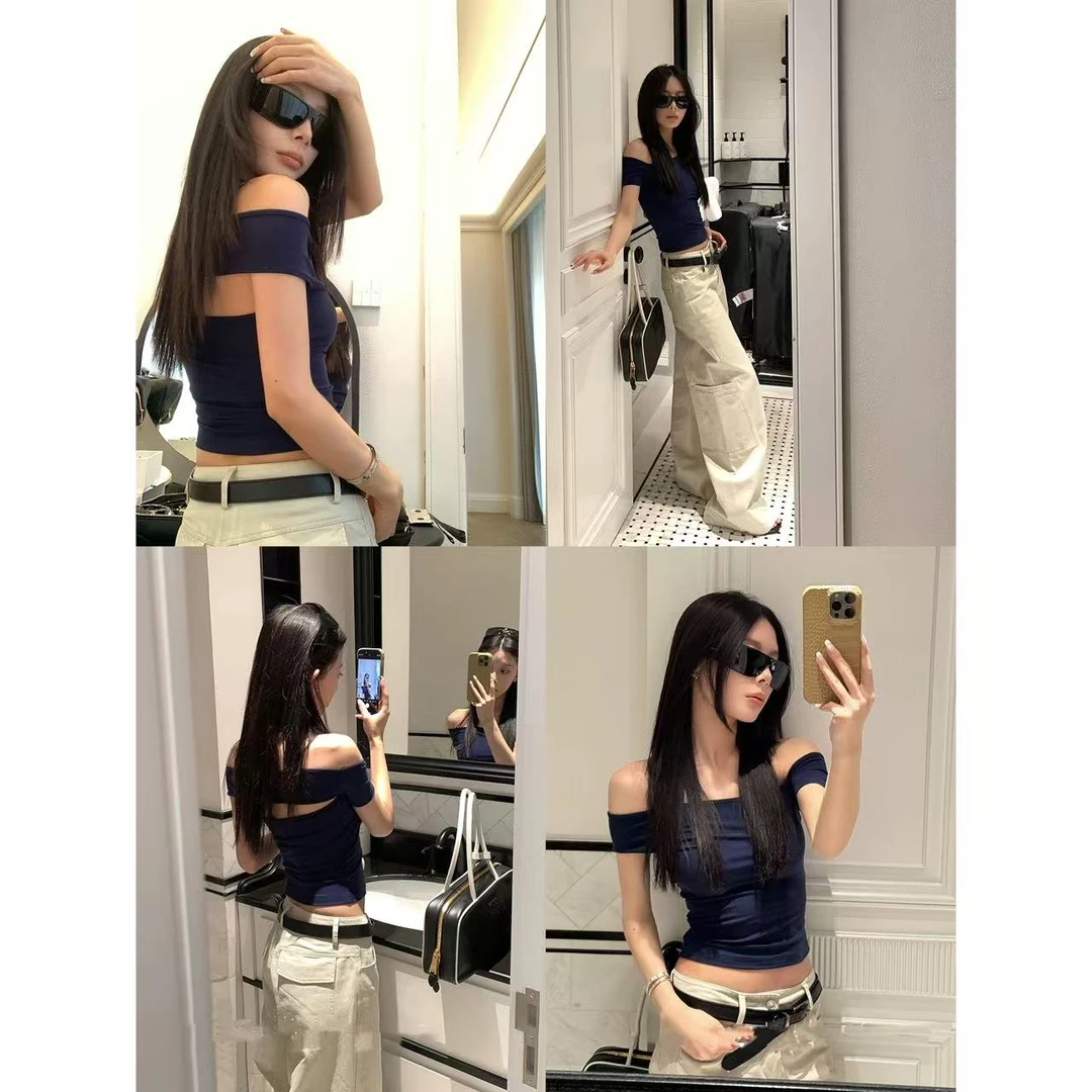 徐秋阳   曼哈顿街头   春季新款百搭时尚休闲显瘦休闲裤12655
