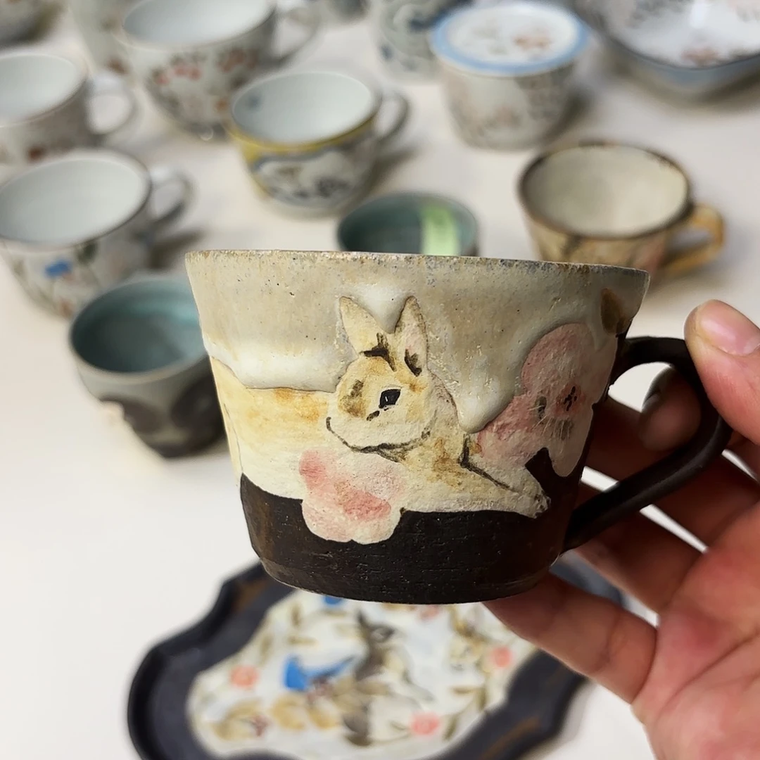 瓷森安幸代 咖啡杯