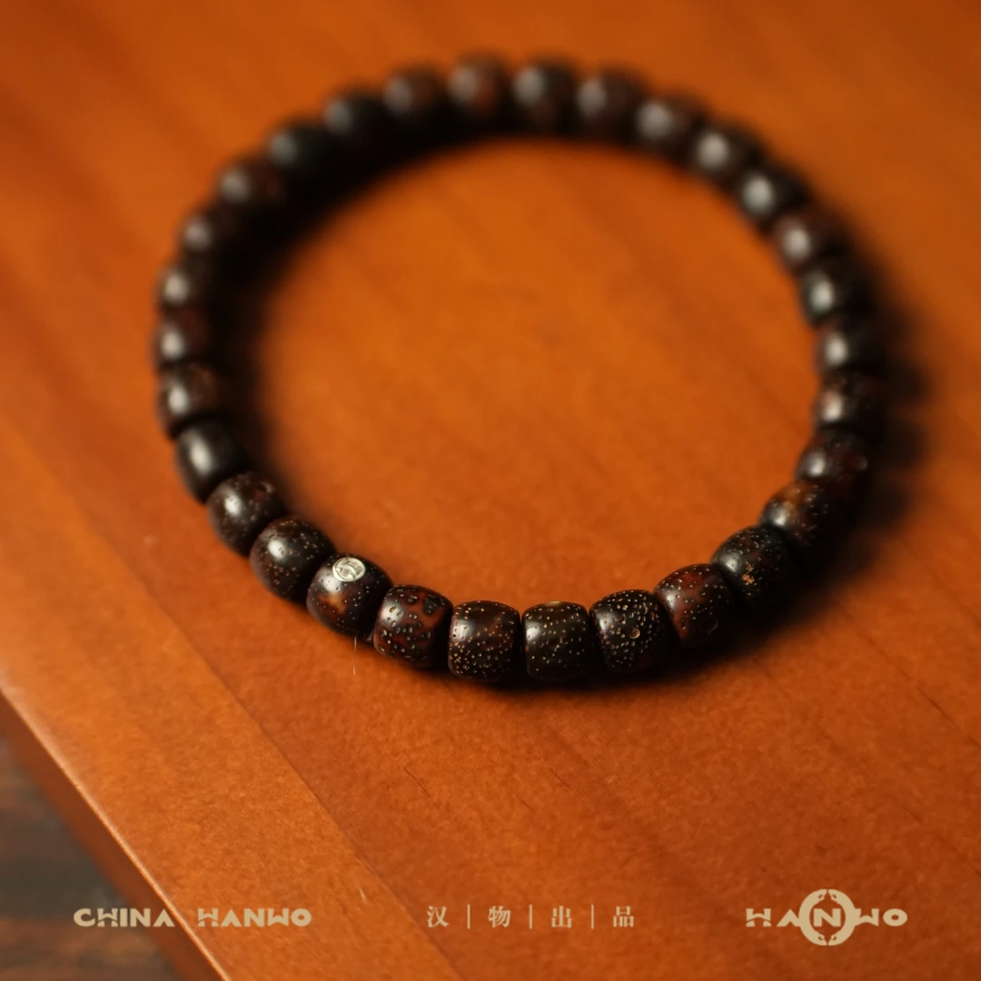 HANWO汉物·精工级深珀直切手串8*7