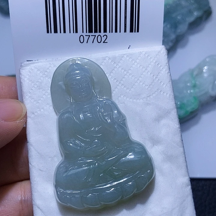 翡翠未镶嵌颈饰天光墟翡翠市场现金代购
