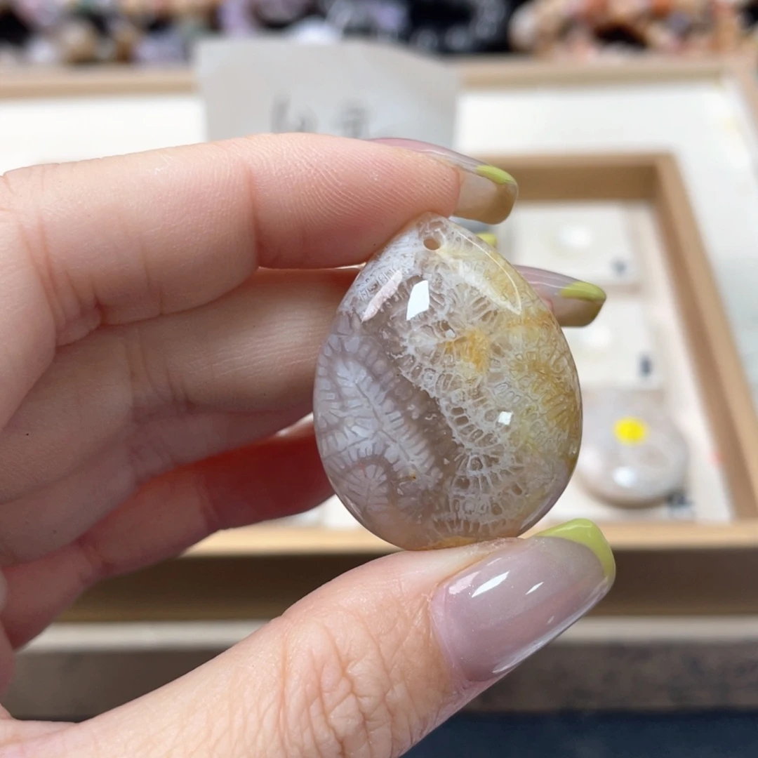 硅化珊瑚（珊瑚玉）手链未镶嵌*️**166