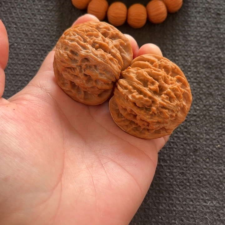 文玩核桃吊坠四座楼