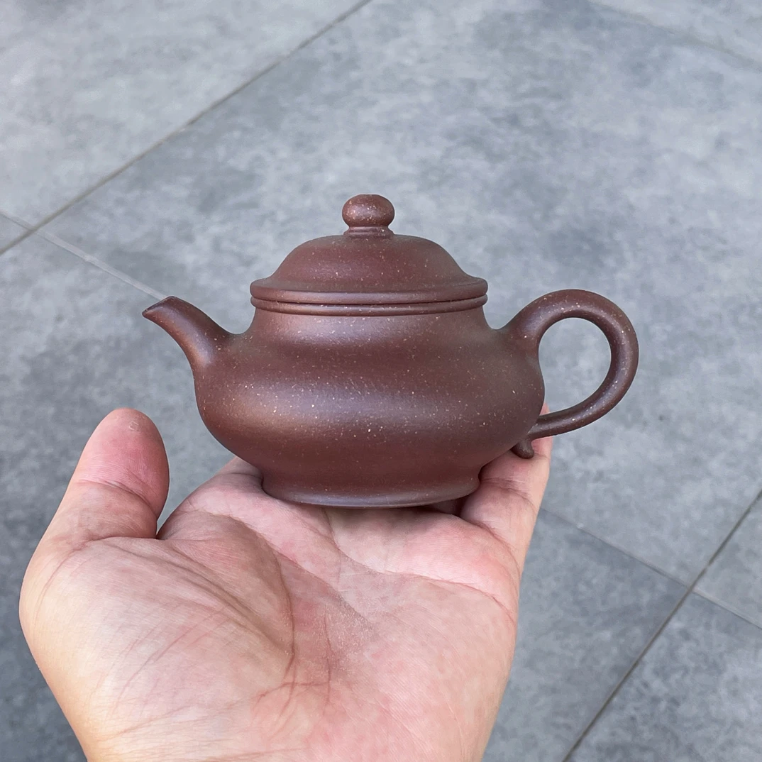 秋水壶150毫升原矿大水潭紫泥半手工制作