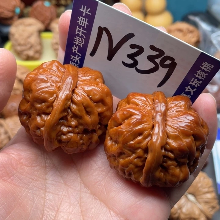 把件桃核一帆风顺