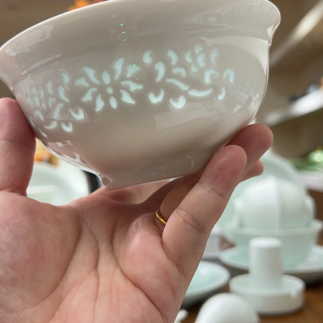 “***”景德镇白瓷玲珑按备注发货