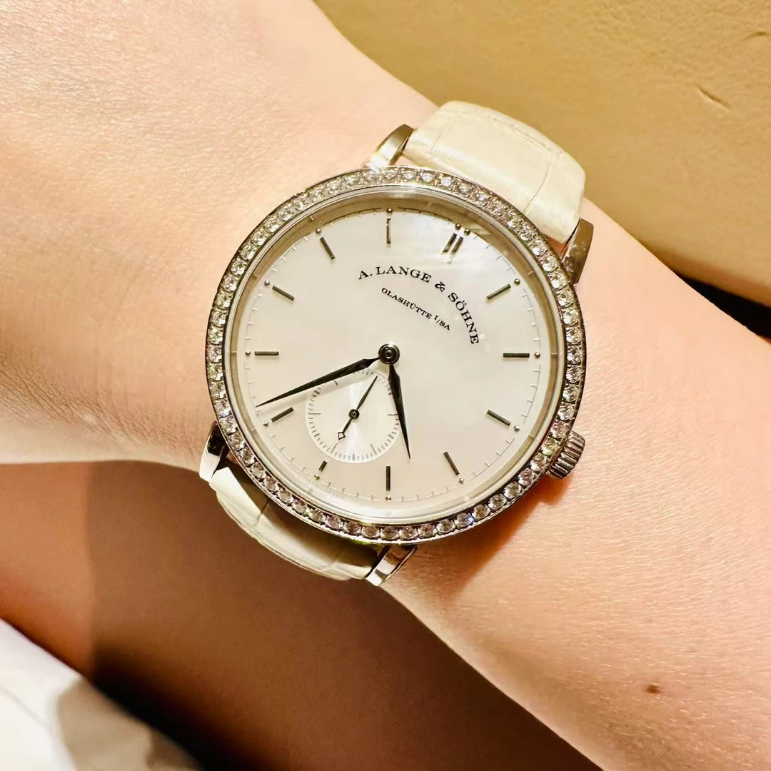 95新 A. Lange & Sohne/朗格 手动机械,35毫米,白金250225028