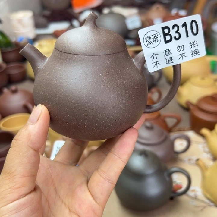 茶壶紫砂紫泥瑕疵180