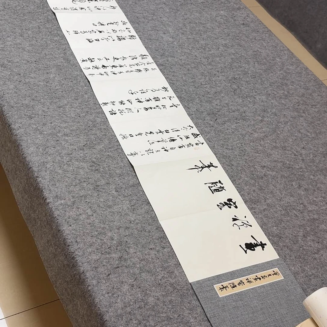 书法国展书家李静500×28已装裱