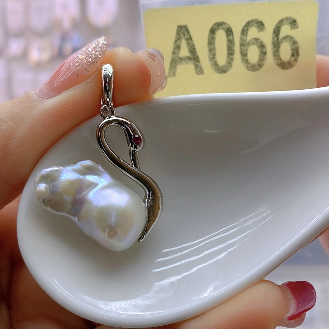 淡水珍珠颈饰银S925镶嵌