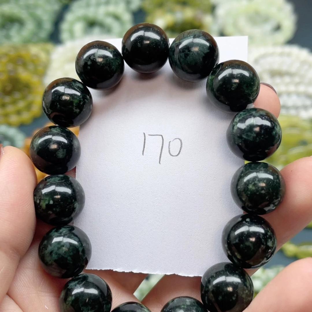 未镶嵌蛇纹石玉手链