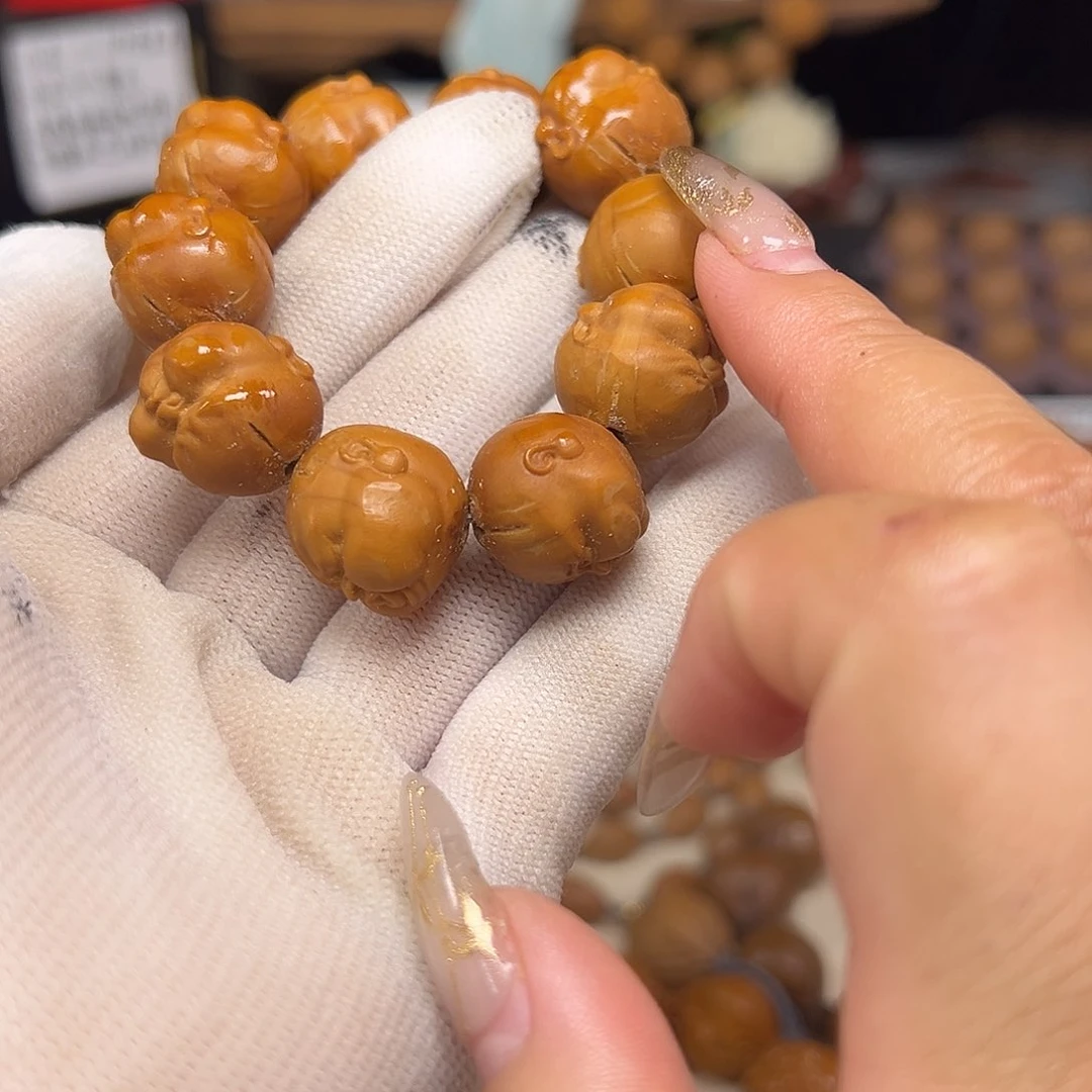 橄榄核手串/手链橄榄核雕刻手工艺品