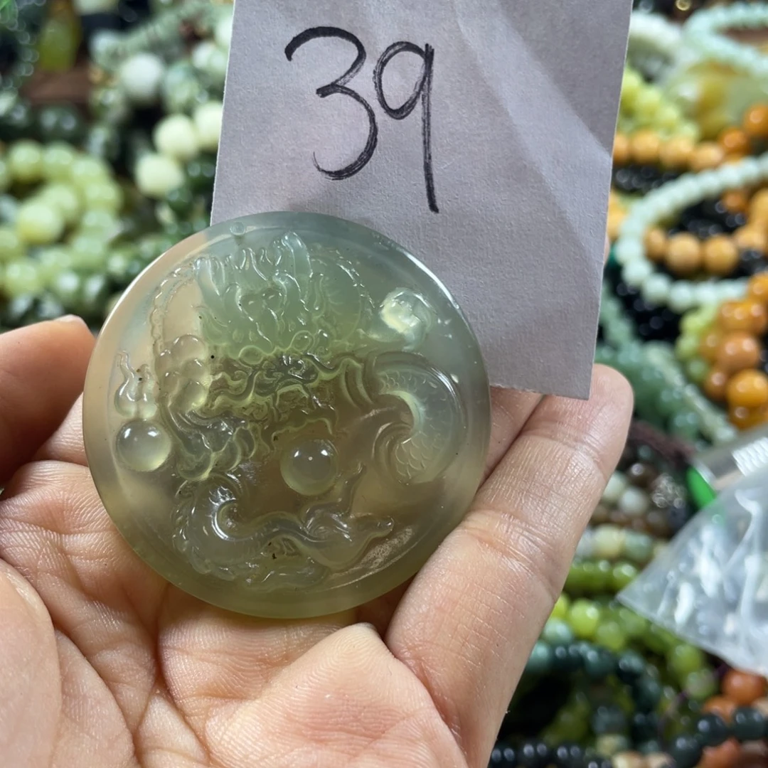 未镶嵌蛇纹石玉手链