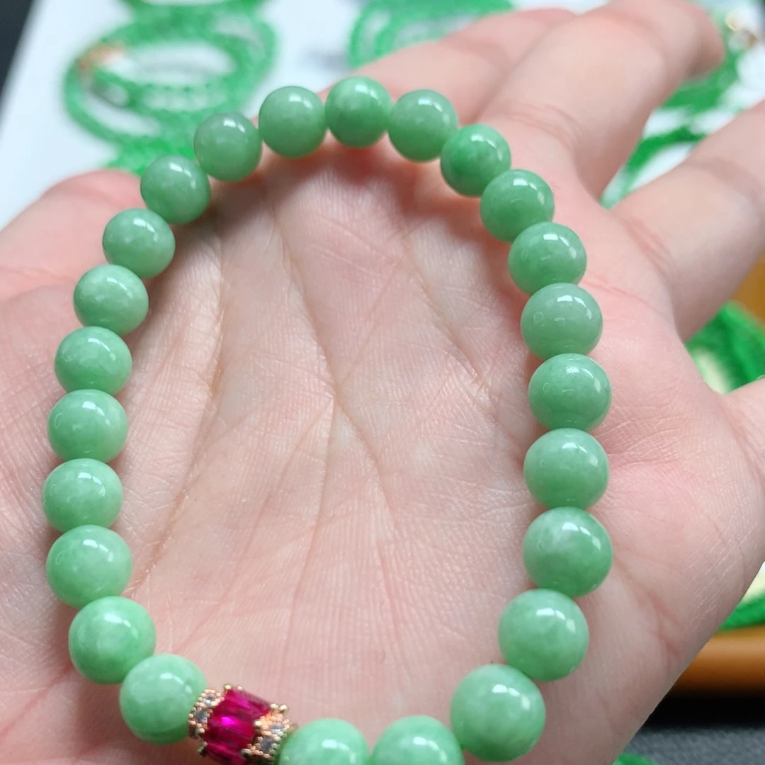 翡翠未镶嵌手链翡翠